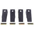 4X 7107320 6737325T Dirt Bucket Tooth for Bobcat Mini Excavators 6737325