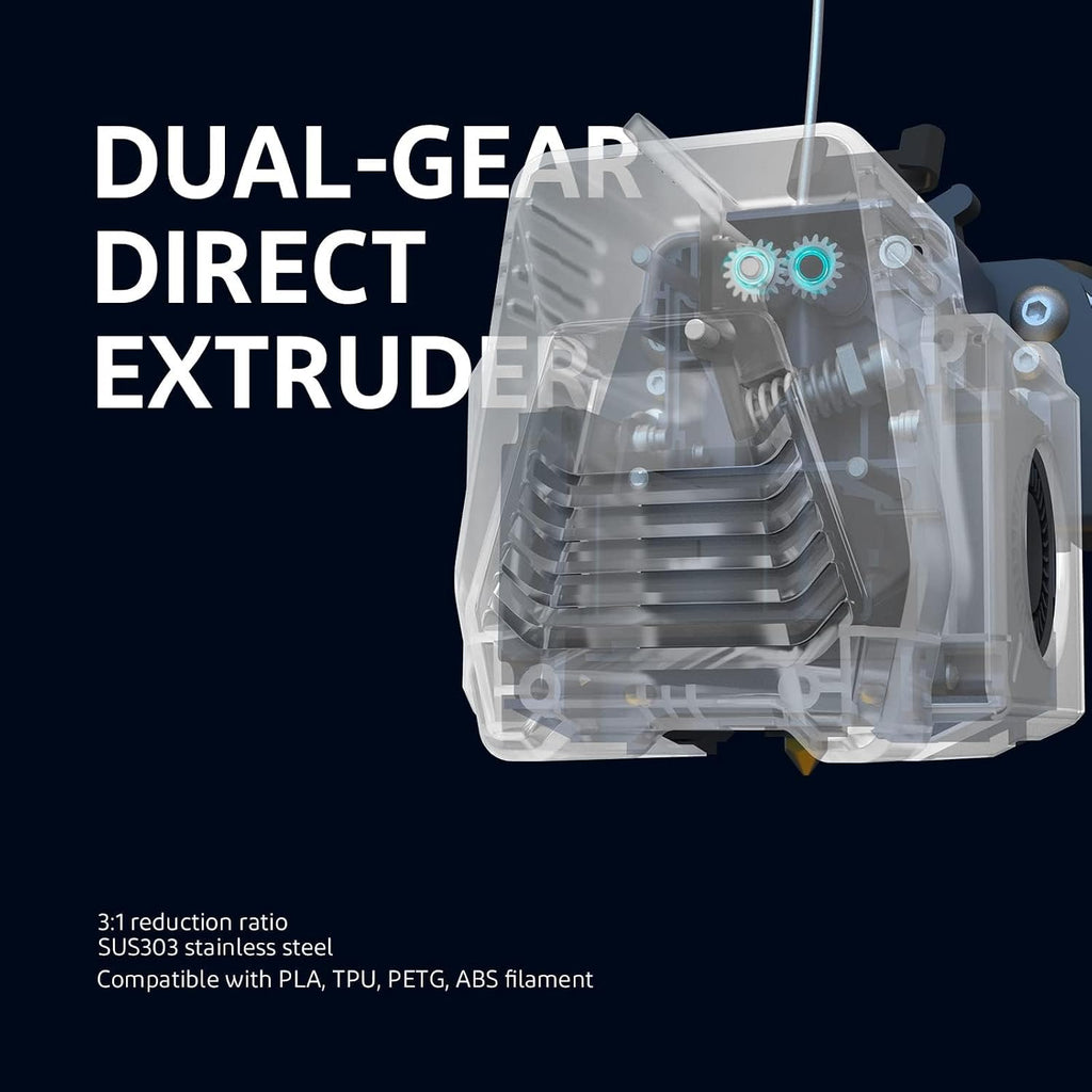 Neptune 3 Pro 3D Printer, Quick Assembly with Auto Leveling | Direct Drive Extruder, PEI Flexible Platform and