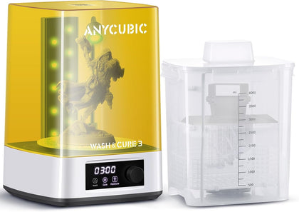 Wash and Cure Machine 3.0 with Twistable Gooseneck Light | 2 in 1 UV Washing and Curing Station for ANYCUBIC Photon