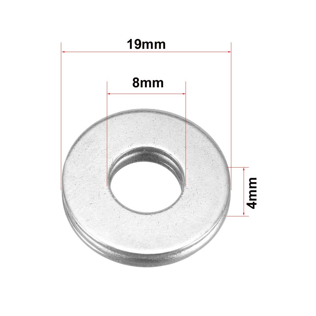 uxcell AXK0819 Thrust Needle Roller Bearings with Washers 8mm Bore 19mm OD 2mm Width