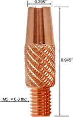 ZINGER Mig Welding Contact Tip 186406 .035" for Miller Welder Gun Spoolmate