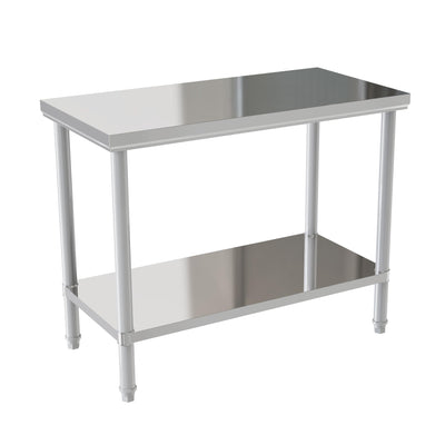 Stainless Steel Workbench, Dining Room Kitchen Table,The Size is 48 × 24 inches