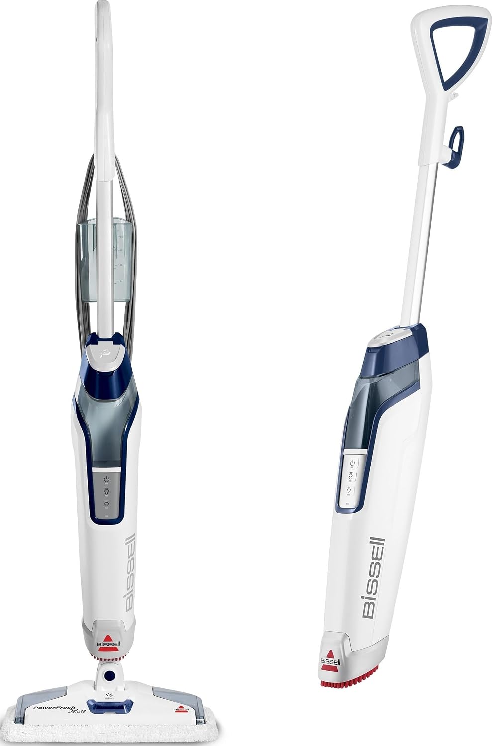 PowerFresh Deluxe 1806 Steam Mop for Tile, Hardwood & Sealed Floors w/Built‑in SpotBoost Brush, Fast 30‑Second