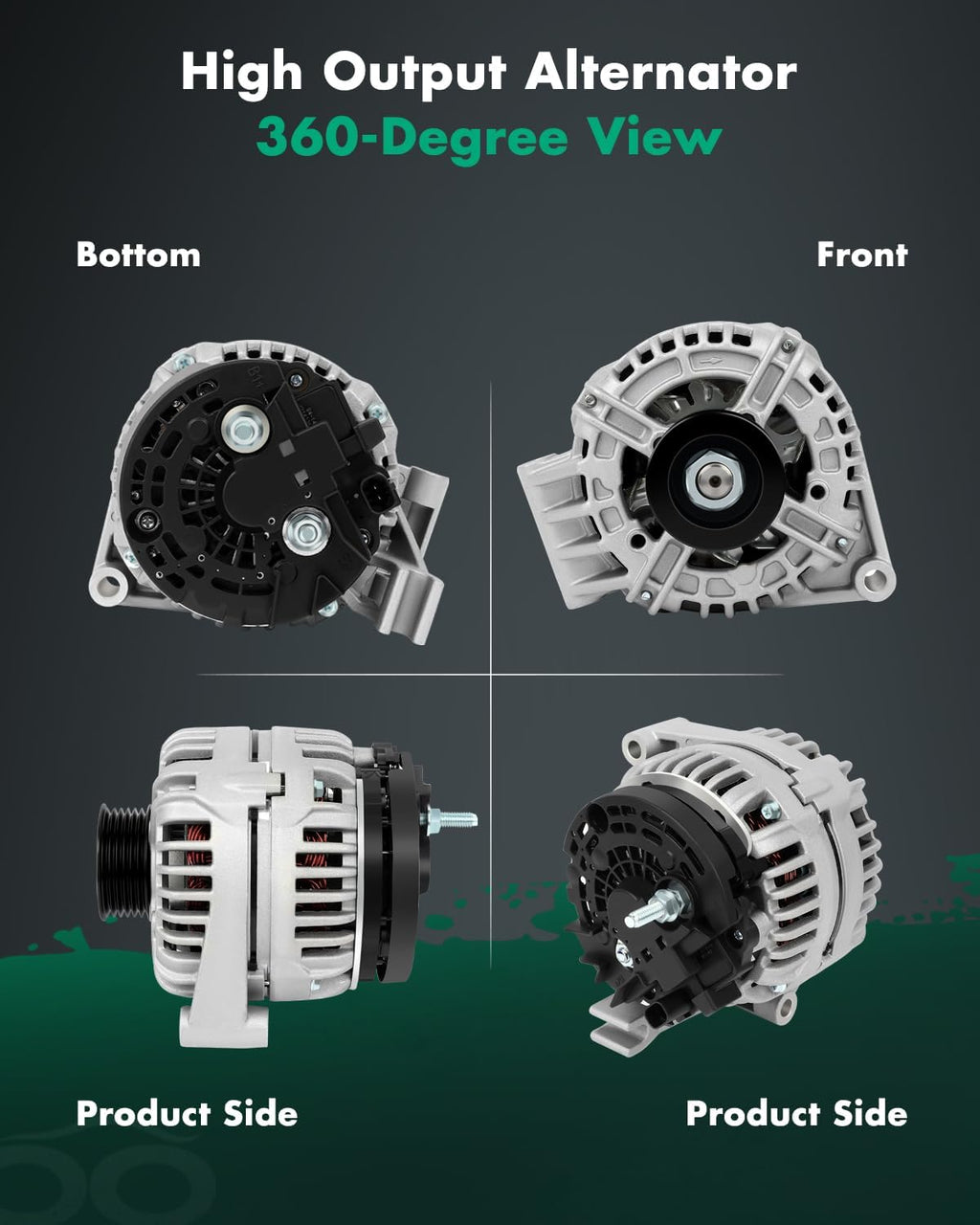 SCITOO 125A Alternator Fits For Chevrolet Impala V6 3.5L 3.9L 2006-2011