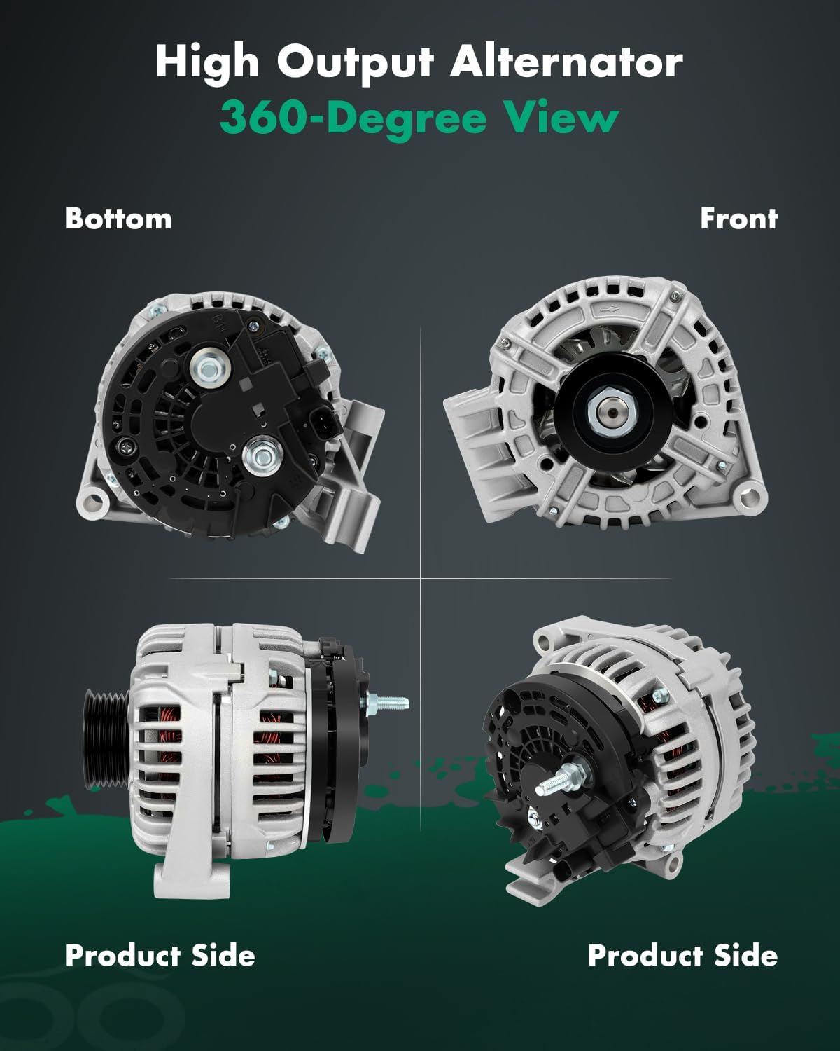 SCITOO 125A Alternator Fits For Chevrolet Impala V6 3.5L 3.9L 2006-2011