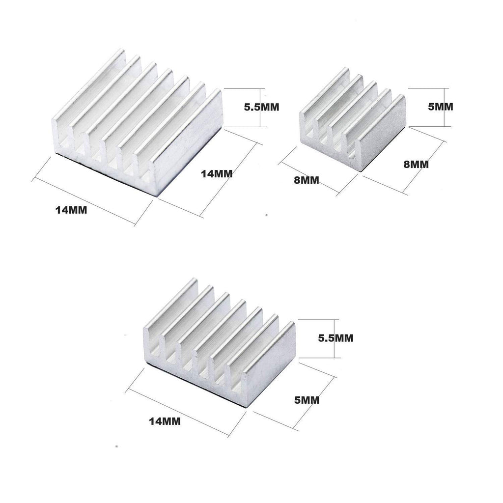 40 PCS Raspberry Pi 4 Heatsink Kit for Raspberry Pi B B+ 2/3/4/5