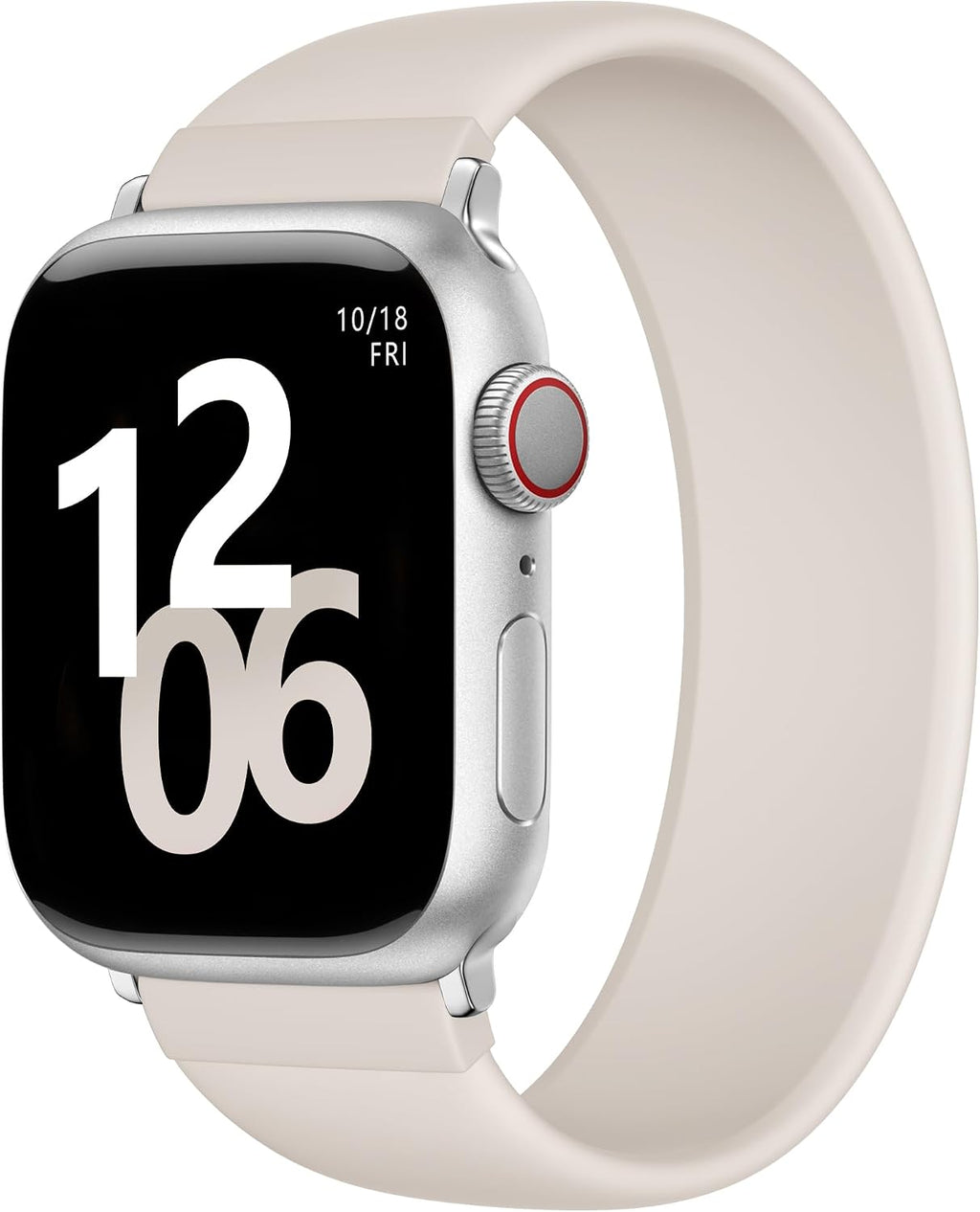 Sport Solo Loop Band Compatible with Apple Watch Bands 40mm 42mm 41mm 38mm 44mm 45mm 46mm 49mm Women Men, Stretchy