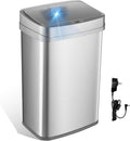 13 Gallon Odor Neutralizing Smart Trash Can, UV + Ozone Dual Purification, Odor Control Motion Sensor Garbage Bin