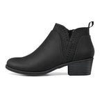 Women's Low Heel Ankle Booties