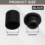 vibedor 2 Set 1/2" Male ISO A Hydraulic Coupler Black