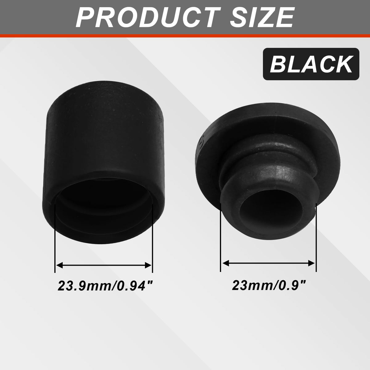 vibedor 2 Set 1/2" Male ISO A Hydraulic Coupler Black