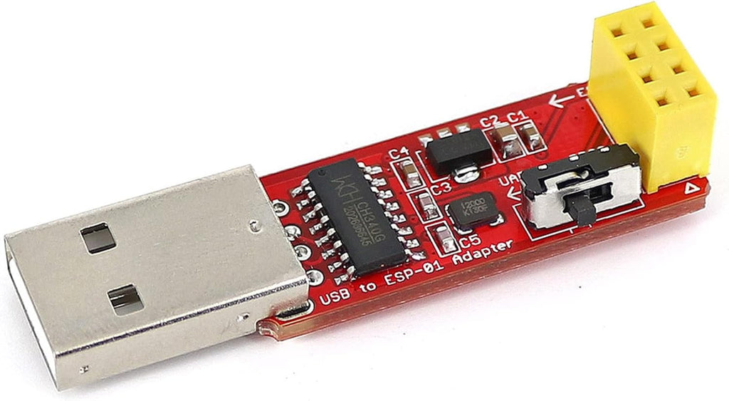 ESP-01S Programmer ESP8266 WiFi Module USB to ESP-01 Adapter CH340G Wireless Driver 4.5V - 5.5V