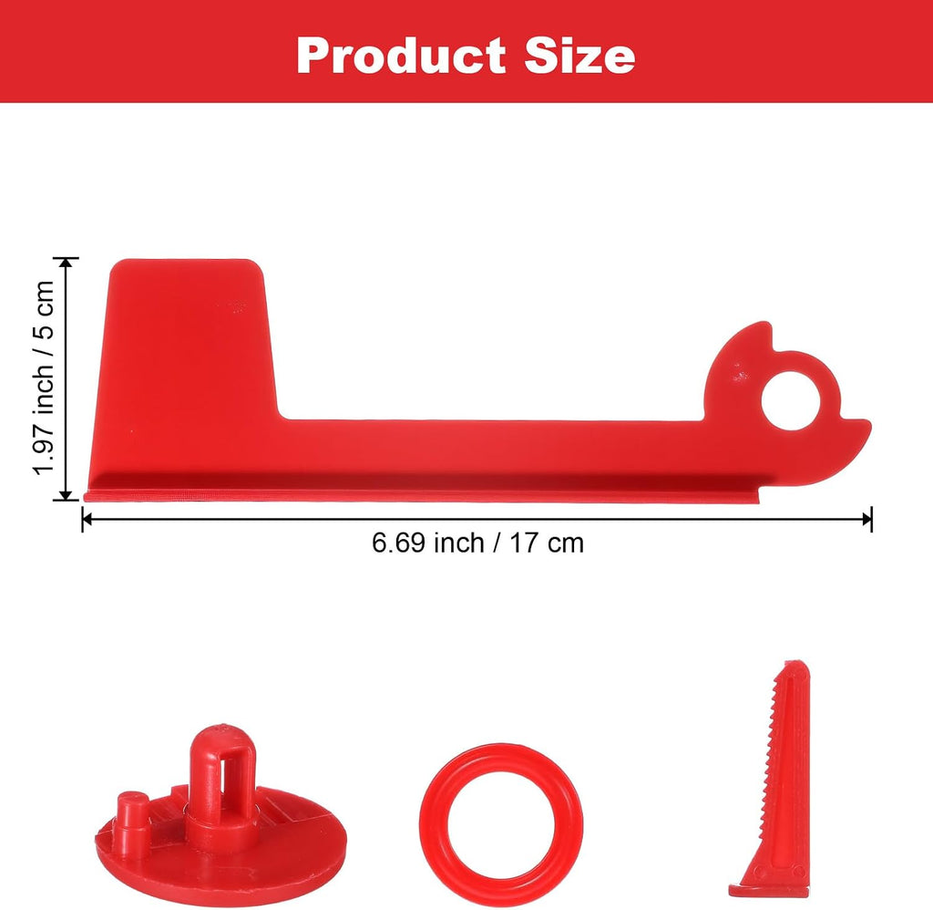Mail Box Flag Replacement, Red Metal Replacement Mailbox Flag Easy Installation Universal Fits Outgoing Mailbox with