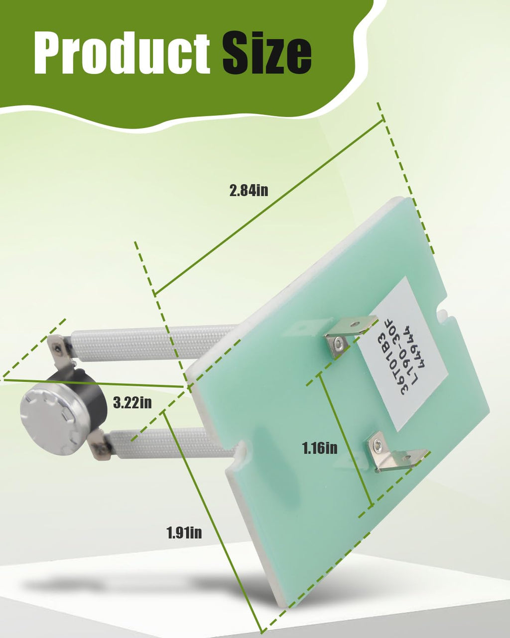 Limit Switch L190-30F Fit for Trane and American Standard Furnaces Replace C340056P04