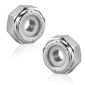 #6-32 Nylon Insert Lock Nuts,Marine Grade Hardware Nuts Coarse Thread UNC