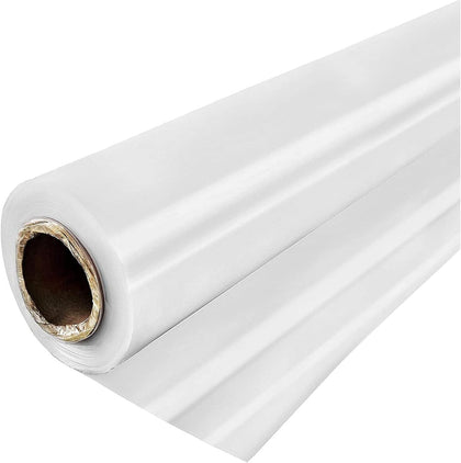 Clear Greenhouse Plastic Sheeting, 6-Mil Thickness, 4 Year UV Resistant Film for Covering Greenhouses and Many Other
