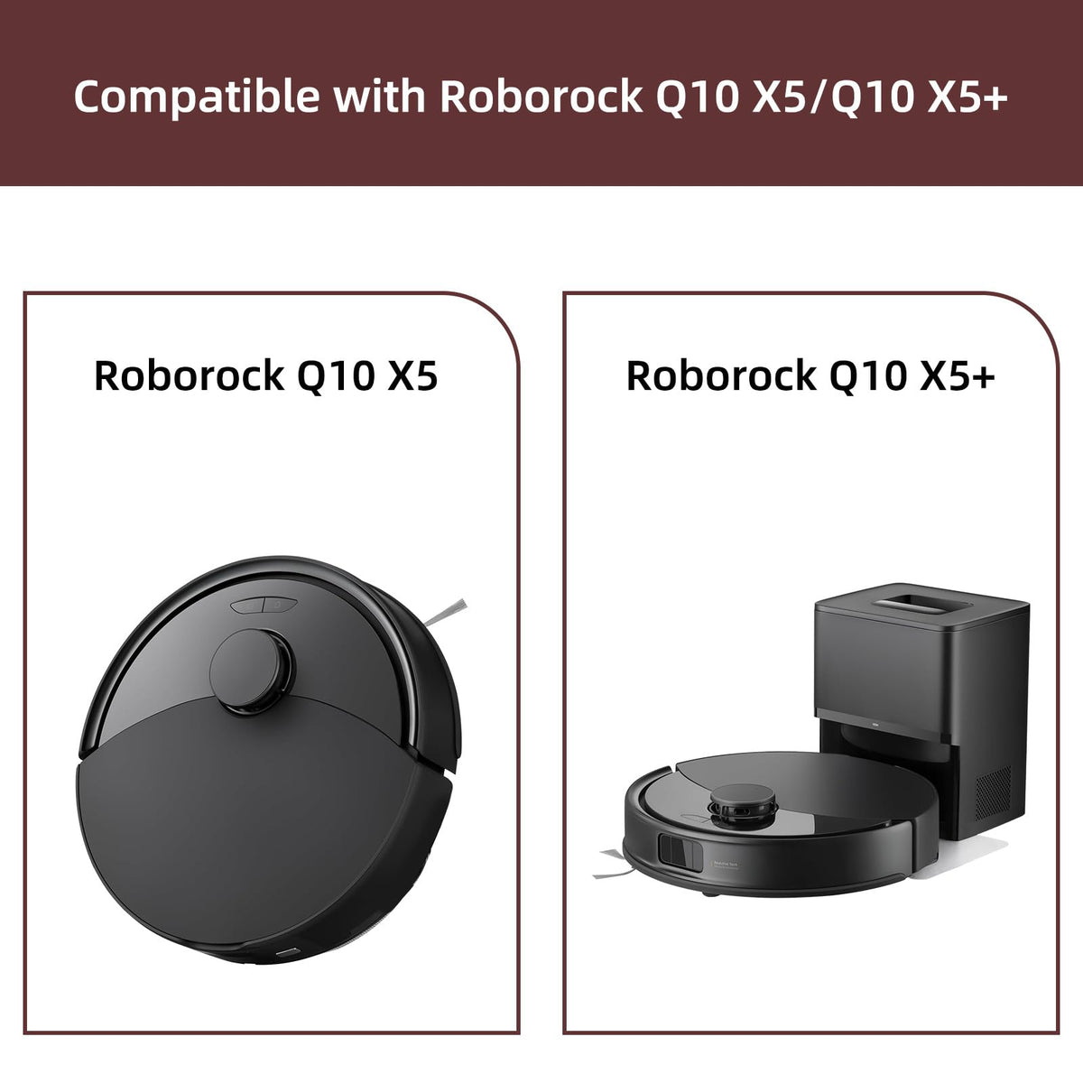 Replacement Parts for Roborock Q10 X5 / Q10 X5+ Robot Vacuum