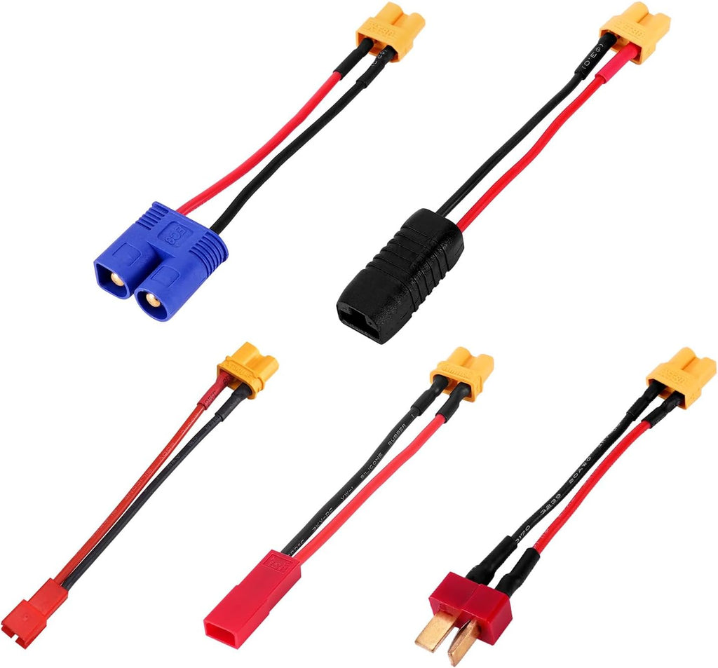 INJORA XT30 to JST-RCY JST PH2.0 TRX-4M T-Style EC3 Battery Adapter Cable
