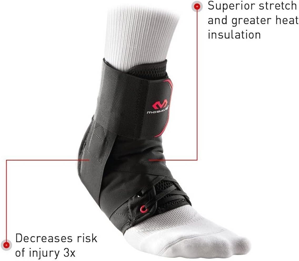 Lace-Up Ankle Brace for Men & Women, Ultralight Figure 8 Sprained Ankle Support with Side Stabilizers for Sports