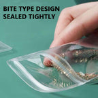 Small Plastic Bags, 100 Pcs Mini Baggies, Clear Plastic Jewelry Thick Self Sealing PVC Bags, Resealable Poly Baggies
