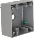 Bell Weatherproof 5333-0 2 - Gang Weatherproof 3 Outlet Box Gray