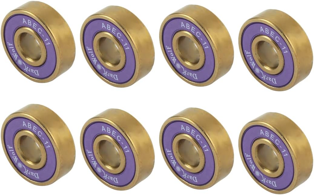Adult Metal Longboard Skate Board Kick Scooter Inline Roller Skates Skateboard Bearings 8pcs