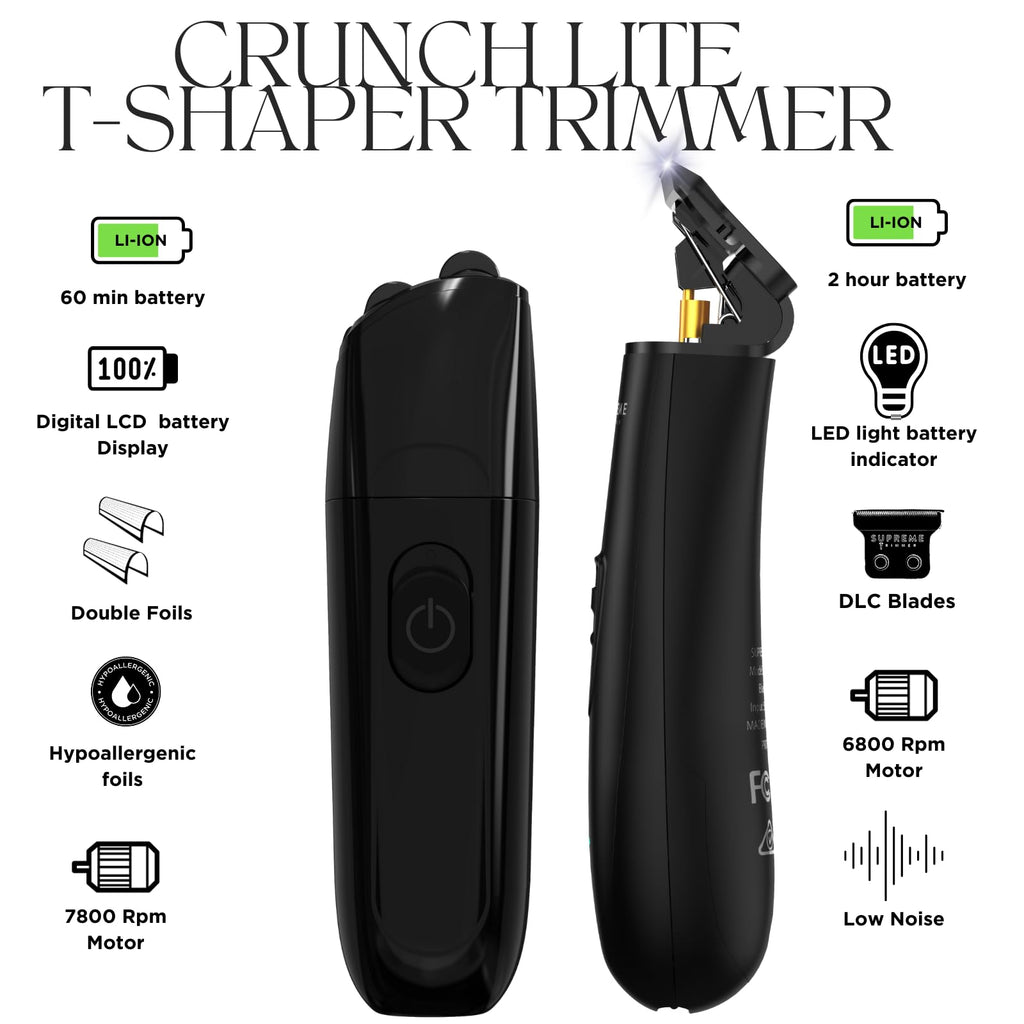 T-Shaper Trimmer & Crunch Lite Foil Shaver Grooming Kit