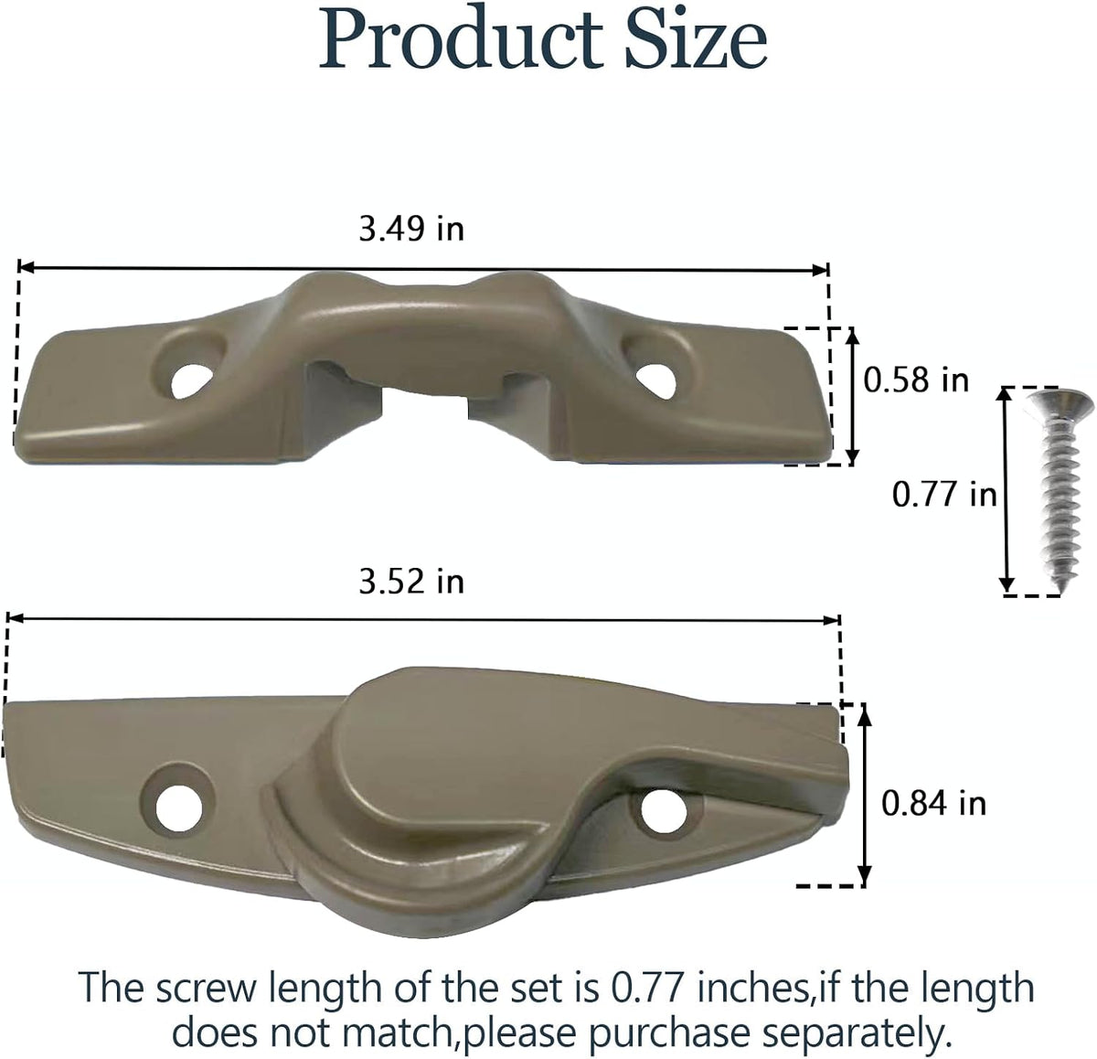 Window Sash Lock & Keeper for Andersen