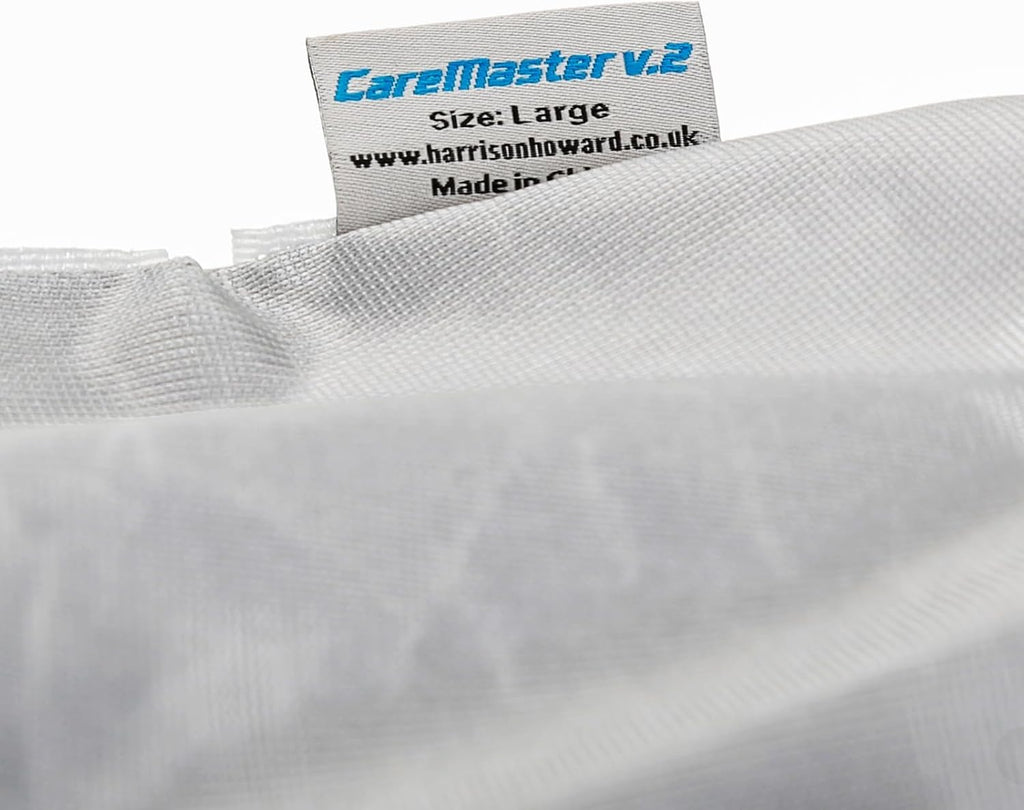 CareMaster Horse Fly Mask Large Eye Space Standard Moonlight Silver Medium Cob
