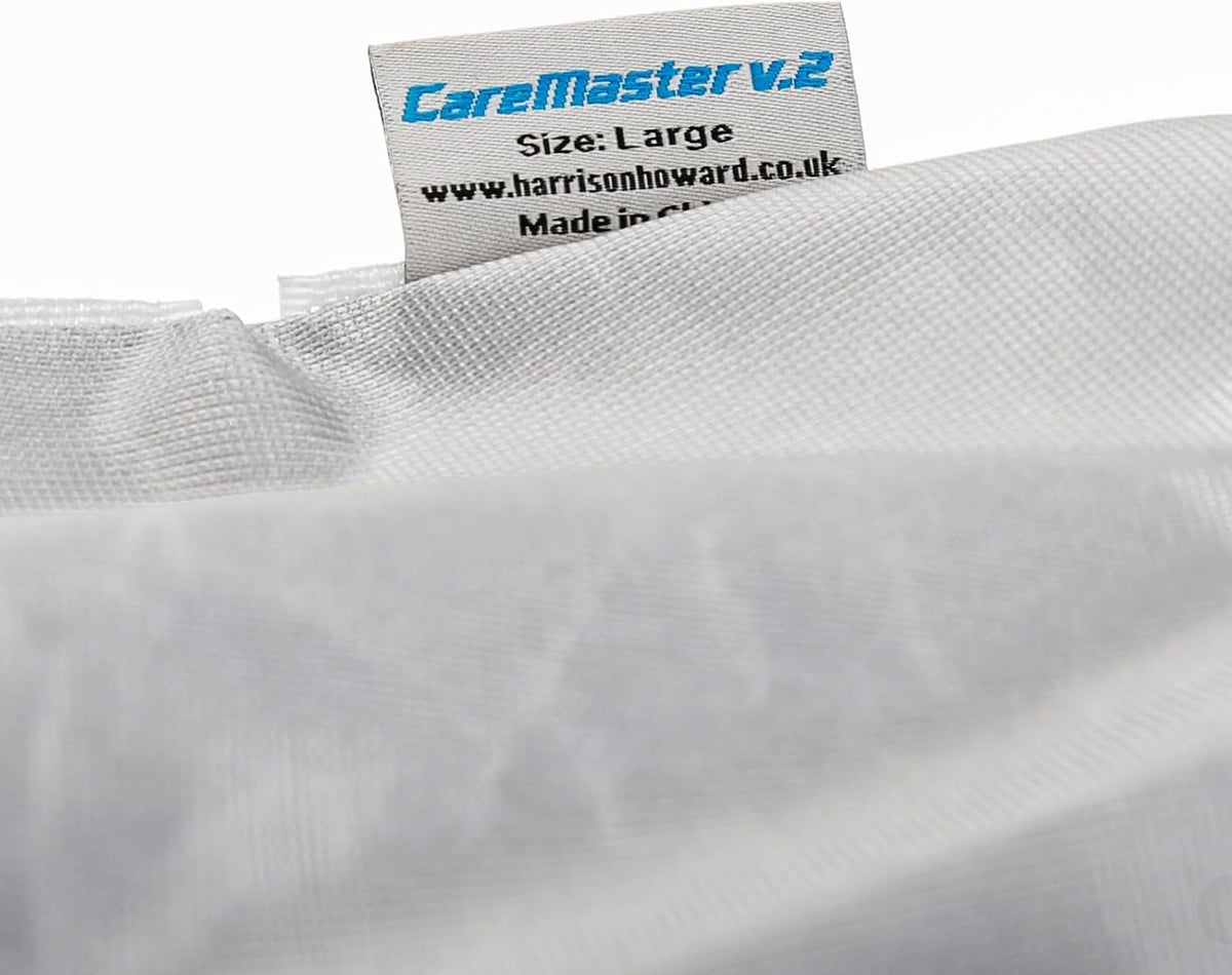 CareMaster Horse Fly Mask Large Eye Space Standard Moonlight Silver Medium Cob
