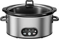Slow Cooker 8 Quart, Large Slow Cooker, Ceramic Nonstick Coating, 3 Adjustable Temp Multi Cookers with Dishwasher