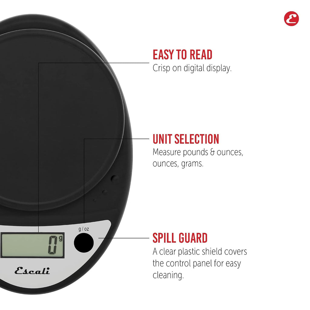 Primo Digital Food Scale Multi-Functional Kitchen Scale and Baking Scale for Precise Weight Measuring and Portion