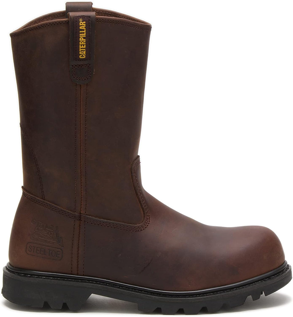 CAT Men's Revolver Pull-on Steel Toe Construction Boot