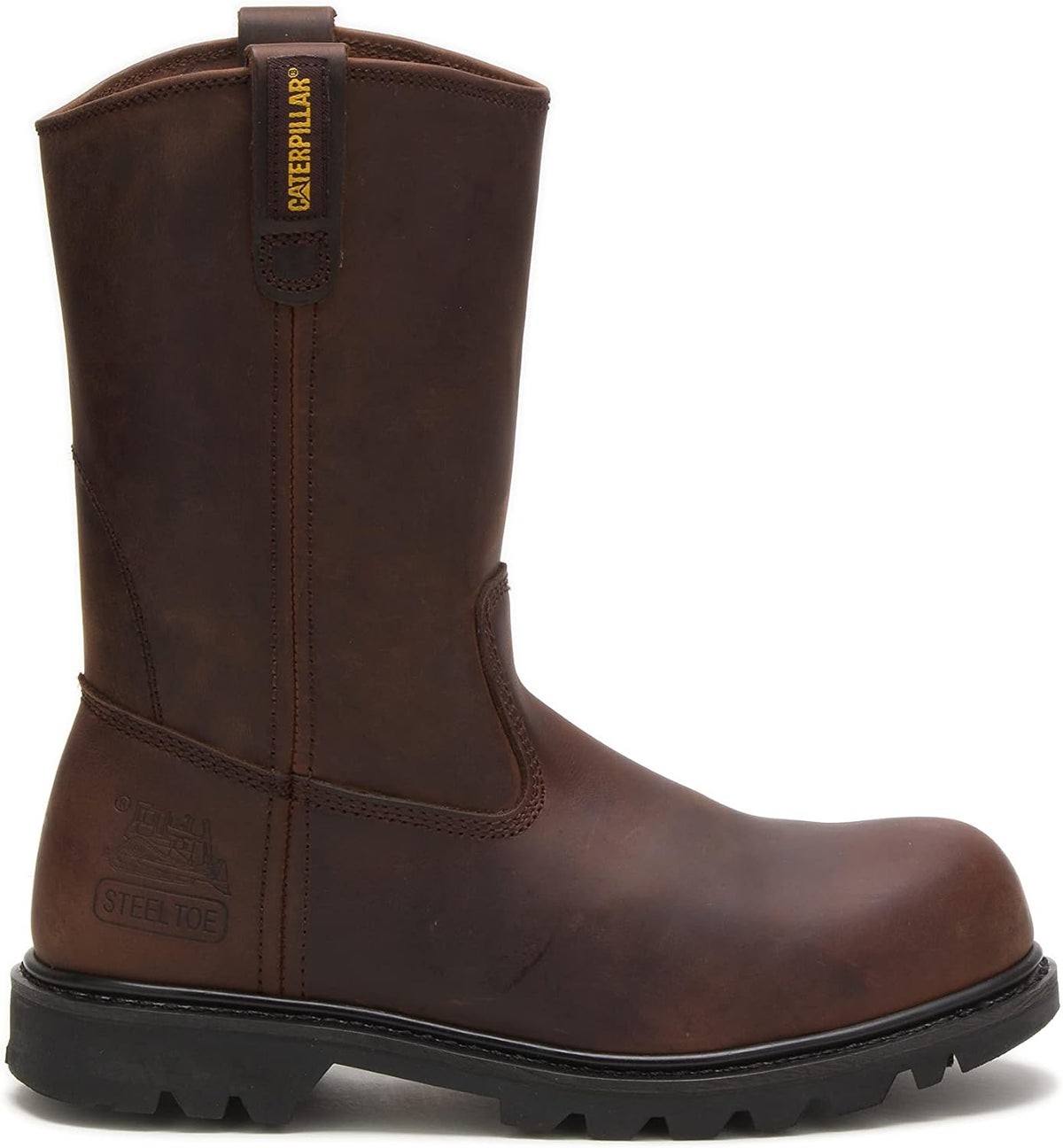 CAT Men's Revolver Pull-on Steel Toe Construction Boot