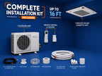 Ceiling Cassette Mini Split AC/Heating System, Inverter, 18000 BTU