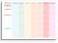 Monthly To Do List Notepad | Monthly Planner Desk Pad, Brain Dump, Organizer and Priority List | 50 Undated Tear Away