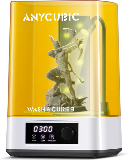 Wash and Cure Station 3.0, Washing Size of 165 x 100 x 180 mm | Post-Process for Most LCD/SLA/MSLA/DLP Resin 3D