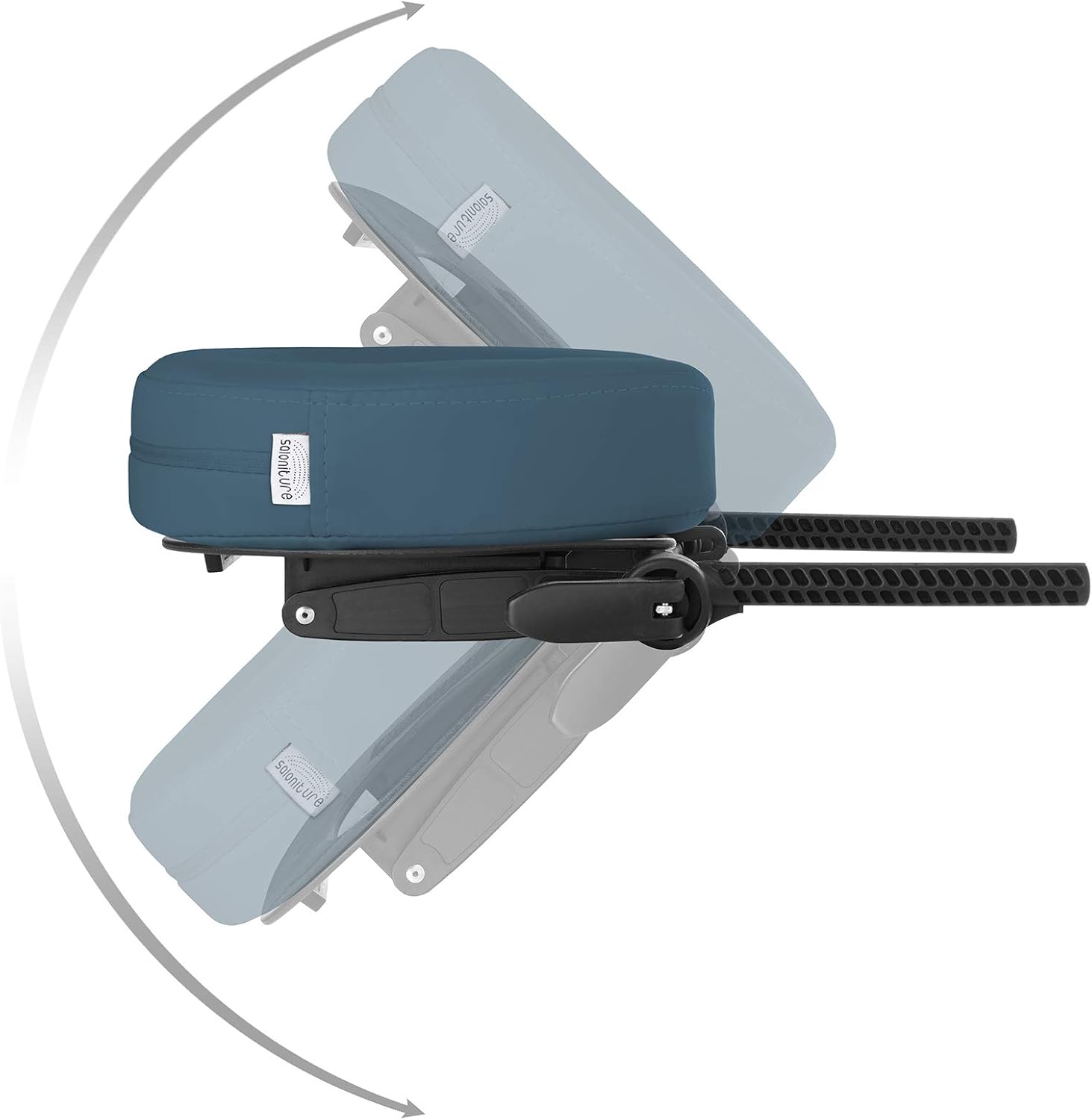 Adjustable Massage Table Face Cradle and Pillow 3" Foam - Blue