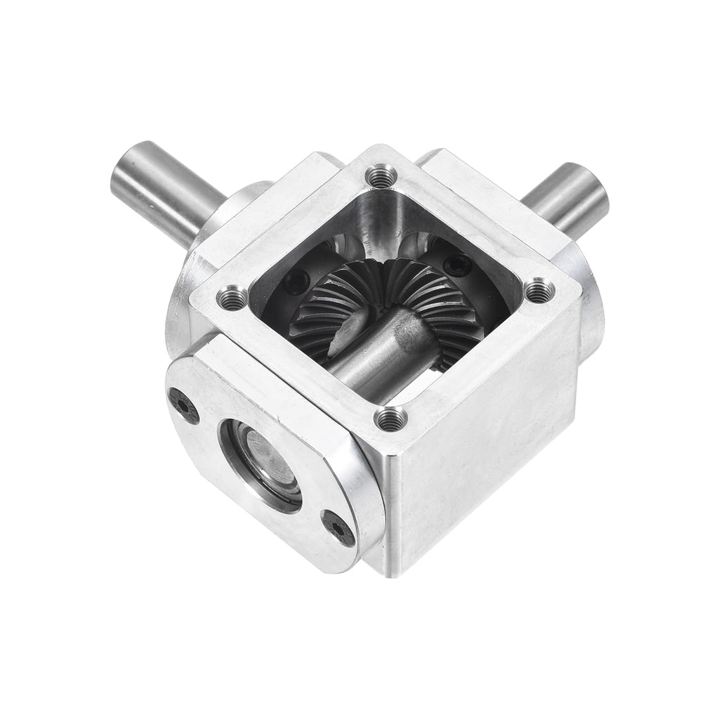 uxcell 1M 20T Gear Box 90 Degree 1:1 Single Output Right Shaft