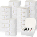 36 Pack White Gift Boxes with Lid Ribbon Bridesmaid Proposal Box