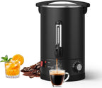 12 L/80 Cups Coffee Urn-3.2 gal Double Wall Commerical Coffee Maker