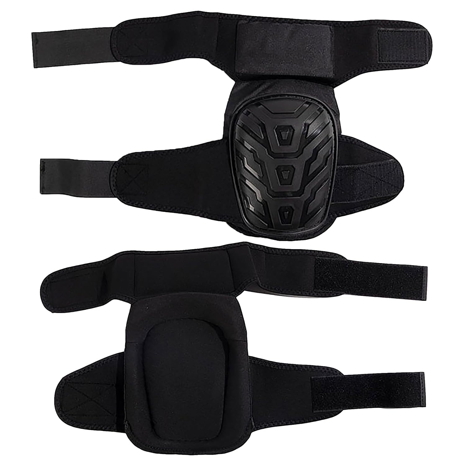 Professional Heavy Duty Knee Pads for Work Construction Flooring Gardening Cleaning Hard Shell Anti-Slip Silicone Cap