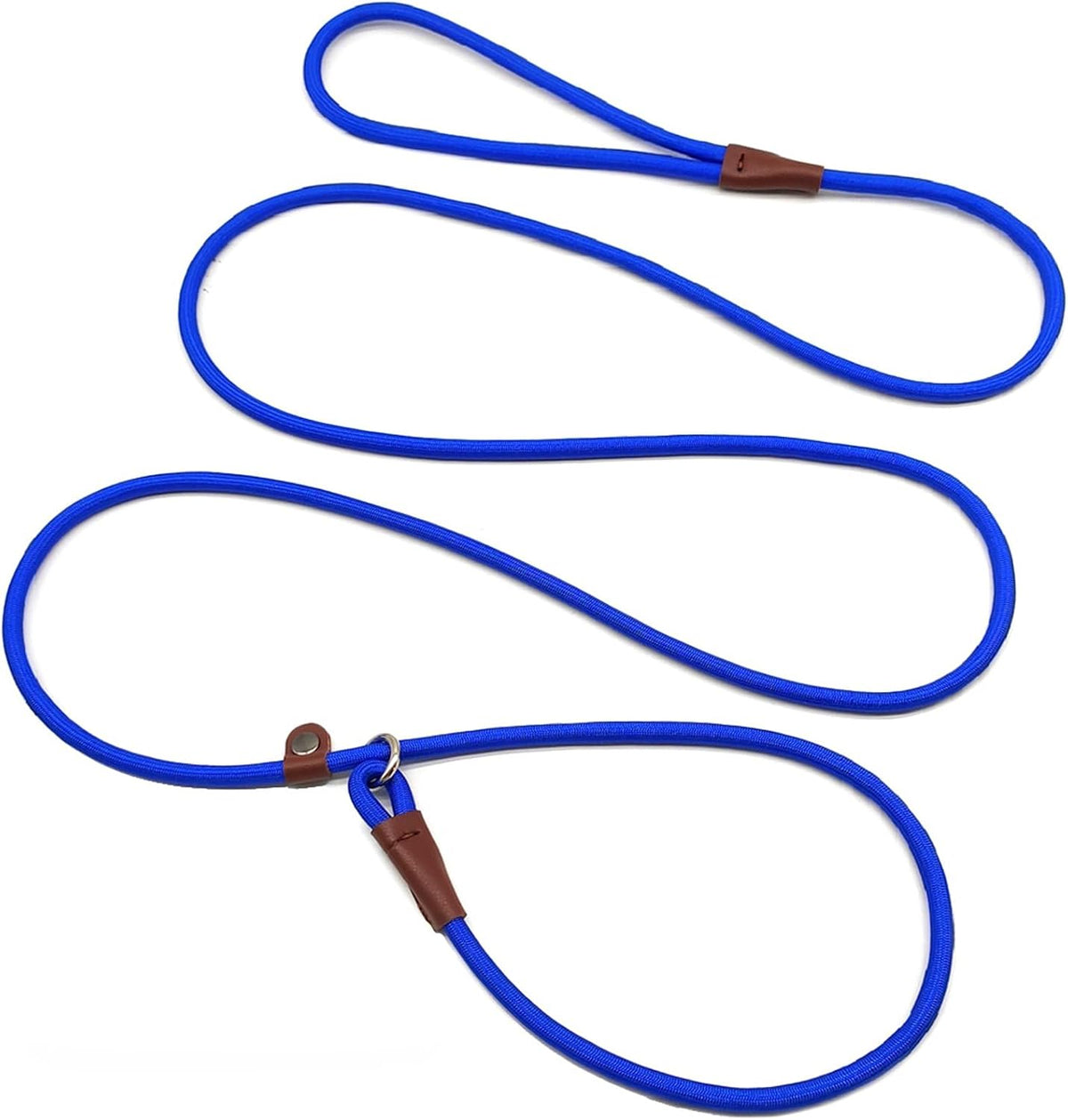 Slip Lead Control Leash for Dogs Training, 7ft x 1/4", Dark Blue
