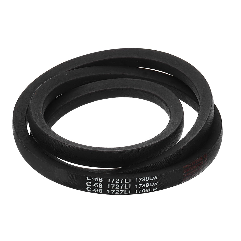 uxcell C68 Drive V-Belt 68 Inch (1727mm) Inner Circumference x 22mm Width x 14mm Height, Rubber V Belt for Power Transmission