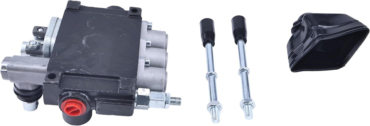 3 Spool Hydraulic Directional Control Valve With Joystick 11gpm 40L 3x Double Acting Q40/3 JOY KPL