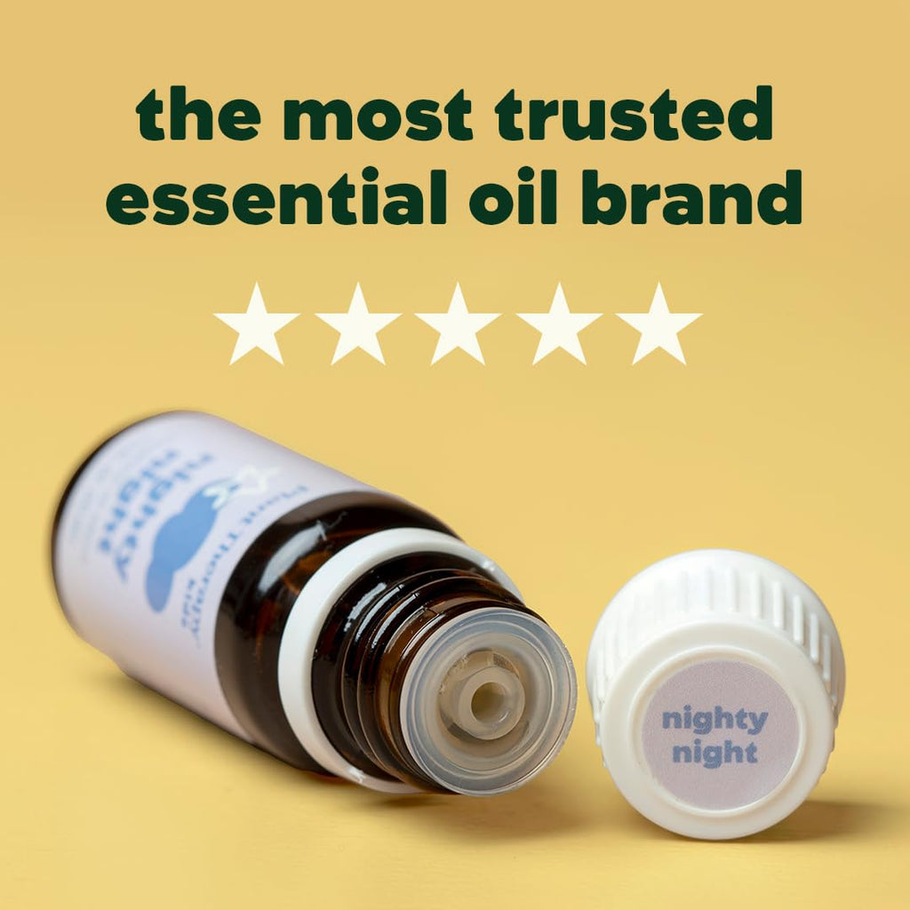 Kids Nighty Night Essential Oil Blend for Sleep, 10 mL (1/3 oz), 100% Pure, Undiluted, Natural Aromatherapy