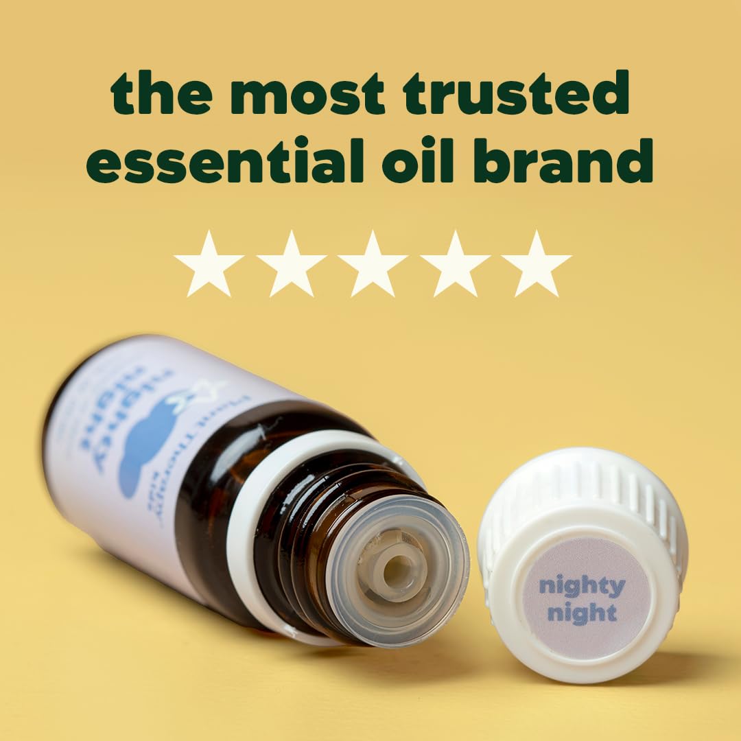 Kids Nighty Night Essential Oil Blend for Sleep, 10 mL (1/3 oz), 100% Pure, Undiluted, Natural Aromatherapy