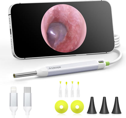 Digital Otoscope, Video Ear Scope Camera Compatible with iPhone/Android