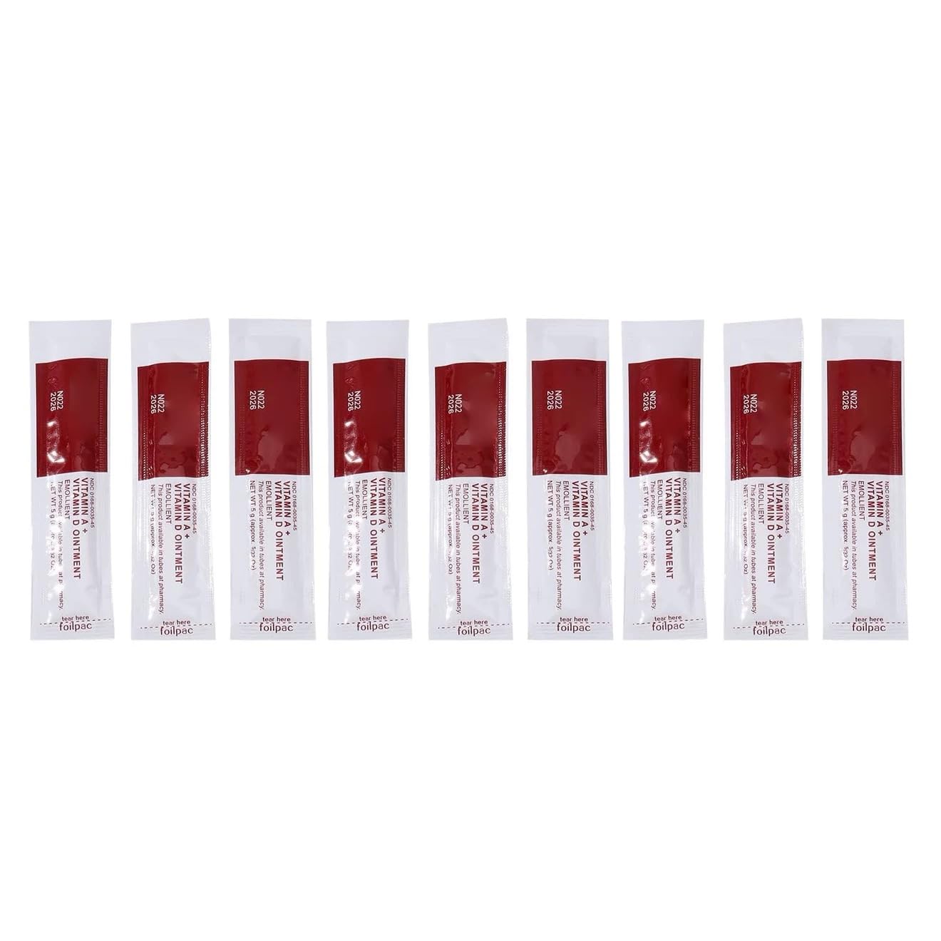 Tattoo Scar Repair Gel,100Pcs Vitamin A and D Ointment Anti Scar Repair Gel Tattoo Aftercare Ointment,Tattoo