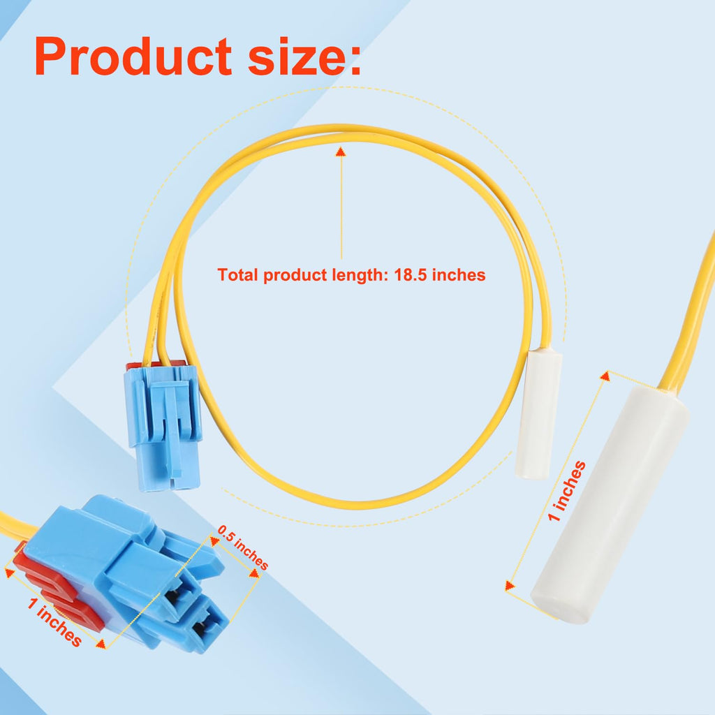 DA32-00011C Refrigerator Temperature Sensor Replacement for Samsung Fridge, Replaces AP4140984 PS4138596 2030286 RF267ABRS RF267ABWP RF268ABRS RF260BEAESR RF28HMEDBSR RS261MDRS RS261MDWP (1)